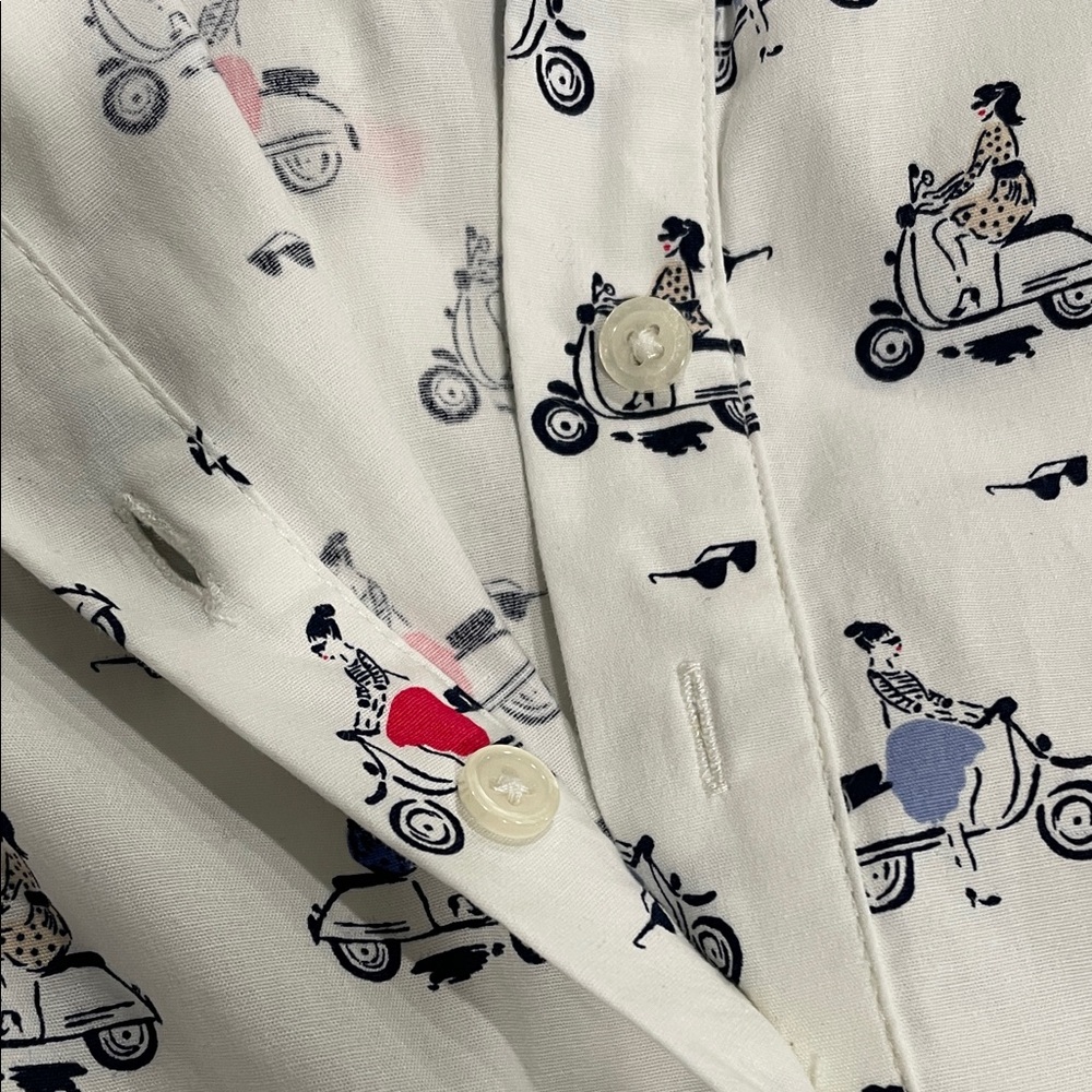 Boden Cream Midi Dress with Butterfly Pattern - Picture 6 of 7